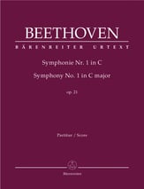 Symphony No. 1 in C Major, Op. 21 Orchestra Scores/Parts sheet music cover